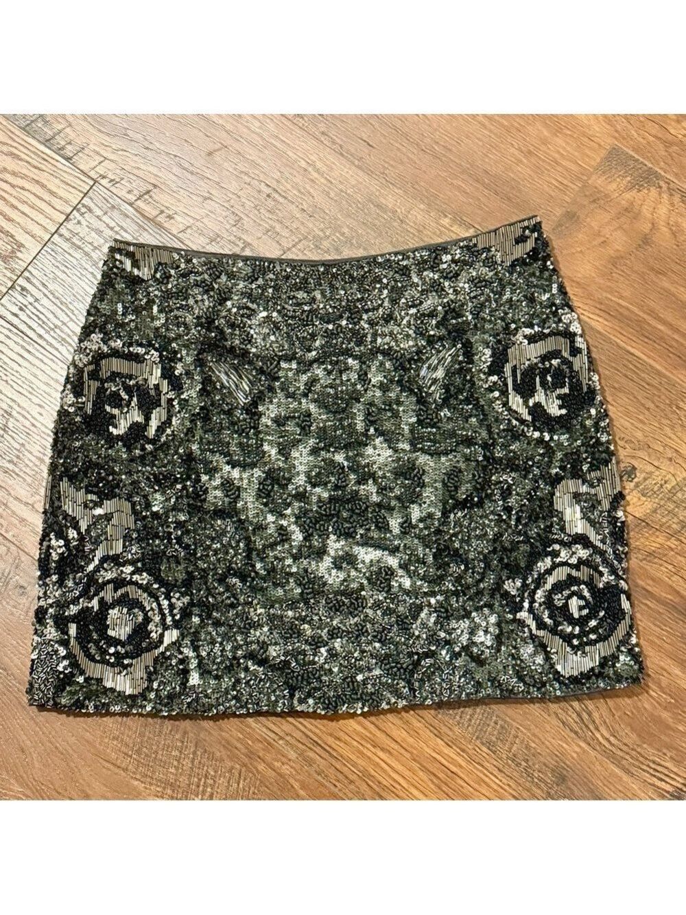 ALLSAINTS beaded mini skirt. Size 10